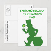 FOI ET BEGORRA, ST.PATRICKS JOUR carte postale (Devant / Derrière)