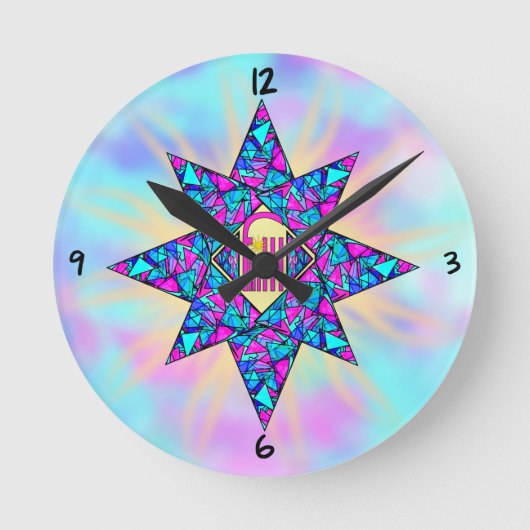 Foi ~ Étoile Horloge ronde (Recto)