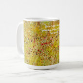 Foi Fleur sauvage Florale Bible Verse Faith Mug (Devant gauche)