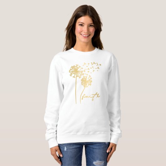 Foi fleurit : Sweatshirt Dandelion (Devant entier)