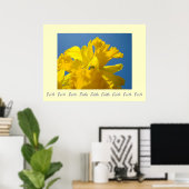 Foi Foi Foi impressions d'art Daffodils de printem (Bureau à domicile)