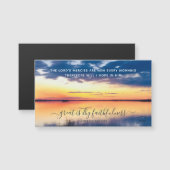 Foi Inspirer Sunset Photography Magnet (Devant / Derrière)