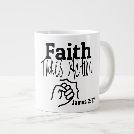 Foi - Jumbo Mug (Devant droit)