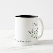 Foi personnalisée Leaf God Bless You Mug Cup (Devant droit)