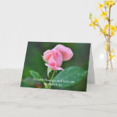 Foi Rose Bible Verse Carte Anniversaire (Fleur jaune)
