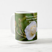 Foi Rose Compassion Bible Verse Art Mug Cup (Devant gauche)