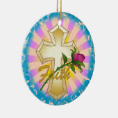 Foi Rose Croix chrétienne Ornement (Droite)