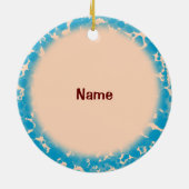 Foi Rose Croix chrétienne Ornement (Dos)