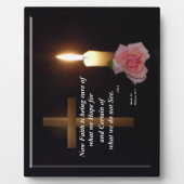 Foi spirituelle et Plaque Verse Hope (Devant)