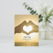 FOI SUR LA PEUR CARTE POSTALE (Debout devant)