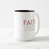 FOI SUR LA PEUR Mug (Devant droit)