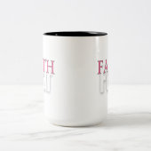 FOI SUR LA PEUR Mug (Centre)