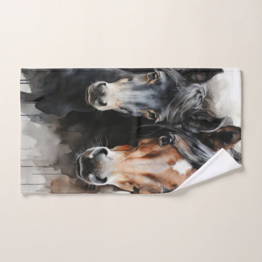 Foie avec sa mère (Serviette à main)