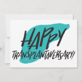 Foie d'organes| Carte recto verso Transplantaversa (Devant)