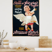  Foie Gras Pate Advertisement Poster (Keuken)