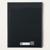 Foil-Accented World Map | Antique Cartography Gold Planner (Achterkant)