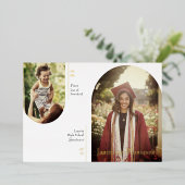 Foil Arch 2 Photo Puis/Maintenant Faire-part de di (Debout devant)