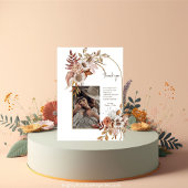Foil Boho Cowboy & Bride Carte de remerciements Ma
