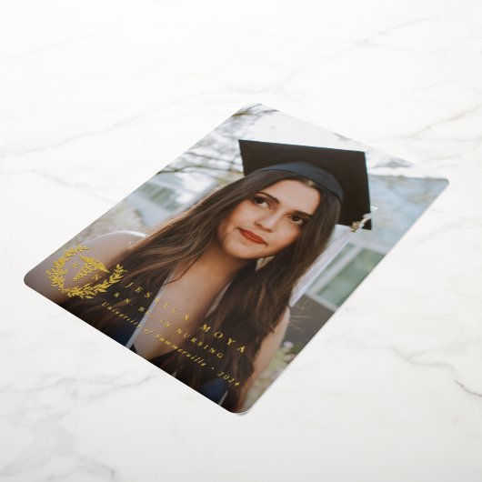 Foil Caduceus RN Graduation Faire-part (Rotation)