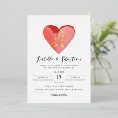 Foil Chinese Wedding Character Invitation (Debout devant)