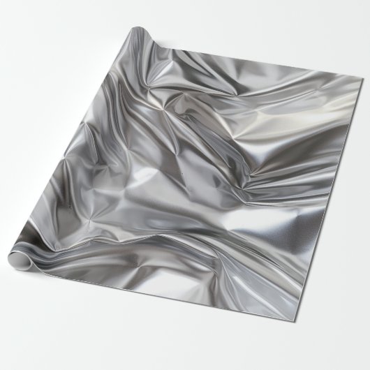 Foil Crinkle Pattern Cadeaupapier (Uitgerold)