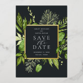 Foil de prairie sauvage Enregistrer la carte de da (Recto)