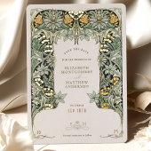 Foil Enregistrer la carte de date Victorian Elegan