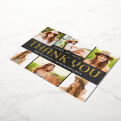 FOIL futur brillant Carte de remerciements de grad (Rotation)