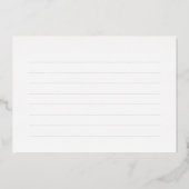 FOIL futur brillant Carte de remerciements de grad (Verso)