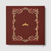 Foil Gold and Red Luxury Quinceanera (Verso)