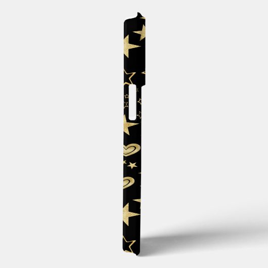 Foil Gold Stars Coque-Mate coque iphone (Verso / Droite)