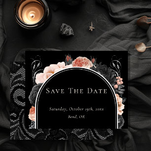 FOIL Gothic Vintage Wedding Enregistrer La Carte D