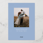 Foil Happy Holidays Scooter Carte de vacances non  (Verso)