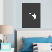 FOIL IMPRIMER POSTER ART ET STYLES DE CONCEPTION (In situ (chambre))