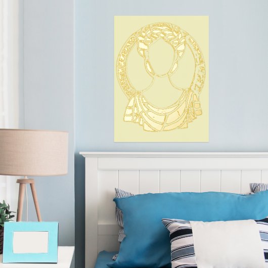 FOIL IMPRIMER POSTER ART ET STYLES DE CONCEPTION (In situ (chambre))