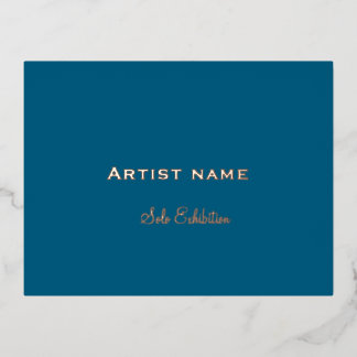 Foil Invitation Postcard