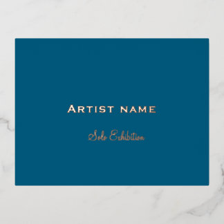 Foil Invitation Postcard Folie Uitnodiging Briefkaart