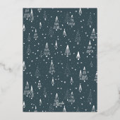 Foil Joyful Brushed Script Famille Photo Vacances (Verso)