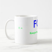 FOIL, Keeps Algebra Fresh!, X =, Y = Koffiemok (Links)