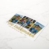 Foil Mele Kalikimaka Joyeuse carte de Noël (Rotation)