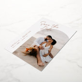 Foil moderne et simple Enregistrer la carte Date (Rotation)