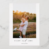 FOIL Moderne Nous faisons la Faire-part de mariage (Verso)