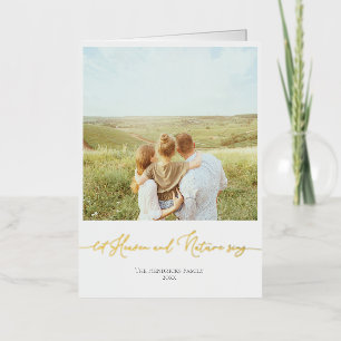 Foil Neutre Carte de Noël Photo personnalisée de l