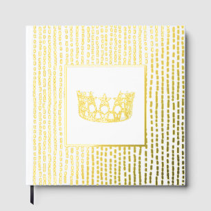 Foil Pageant Star Crown Photo Scrapbook-NO texte