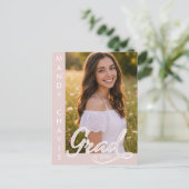 Foil Photo Graduation Announcement and Invitation (Debout devant)