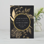 Foil pré automne Enregistrer la carte date (Debout devant)