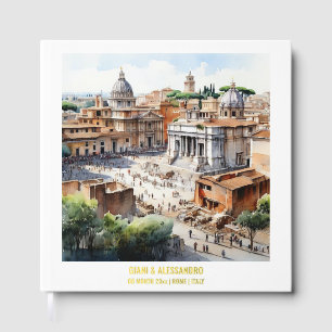 Foil Roman Forum Rome Italie aquarelle événement