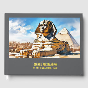 Foil Sphinx Egypte Cairo Giza aquarelle voyage