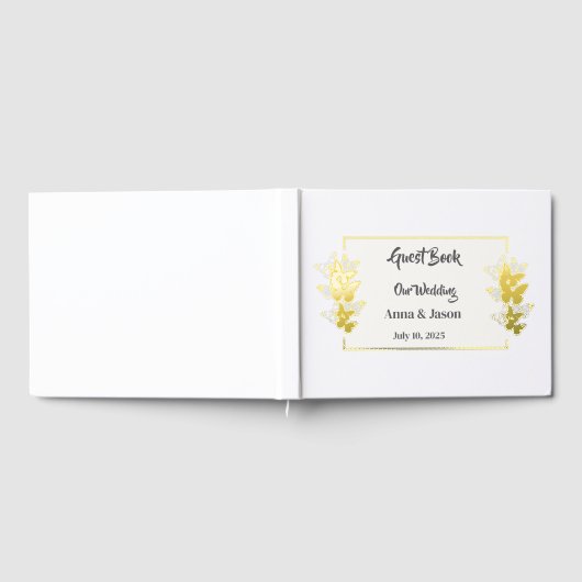 Foil Wedding Guestbook Gastenboek (Volledig)
