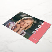 Foil XOXO Carte photo de la Saint Valentin - Bubbl (Rotation)
